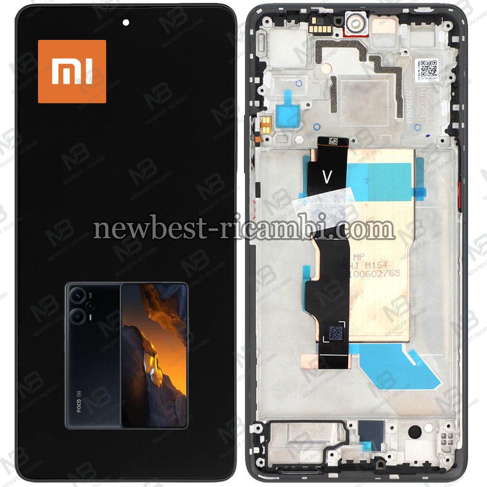 Xiaomi Poco F5 5G / Redmi Note 12 Turbo Touch + Lcd + Frame Black Service Pack