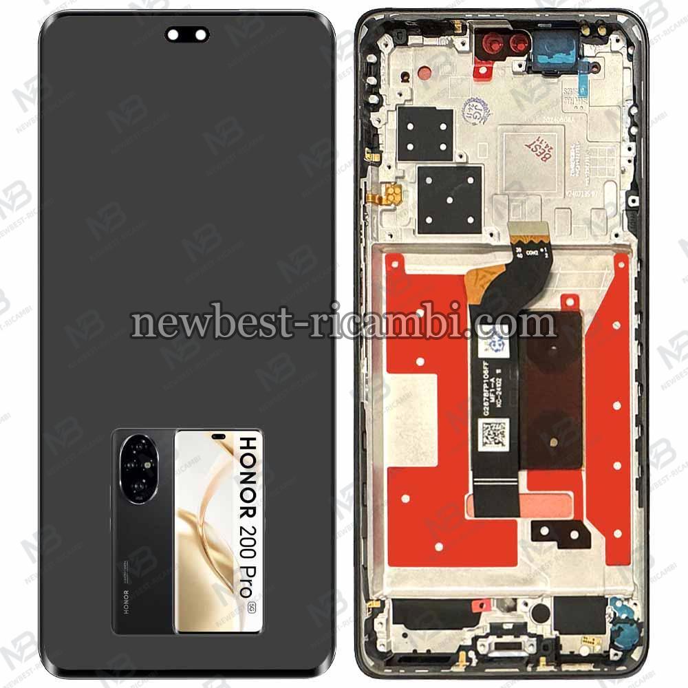 Huawei Honor 200 Pro 5G ELP-AN00 Touch + Lcd + Frame Black Original