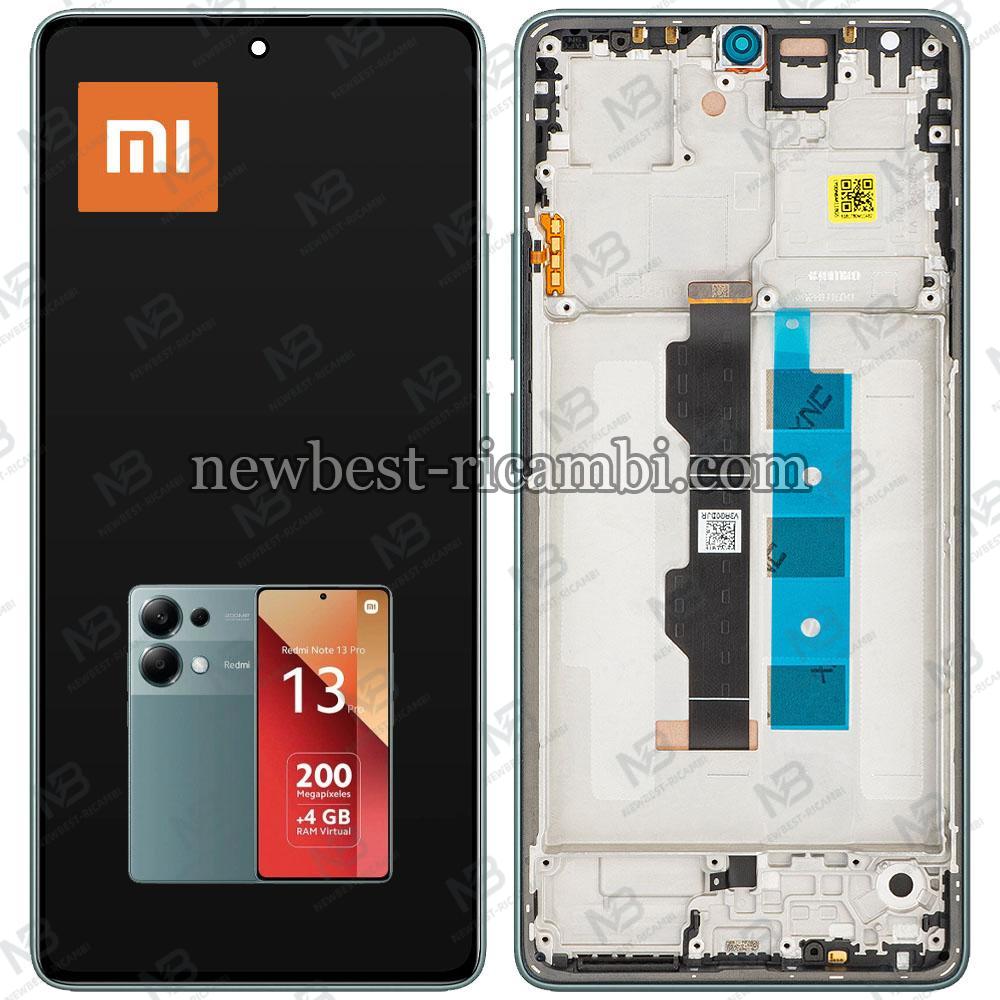 Xiaomi Poco M6 Pro 4G / Redmi Note 13 Pro 4G Touch + Lcd + Frame Green Service Pack