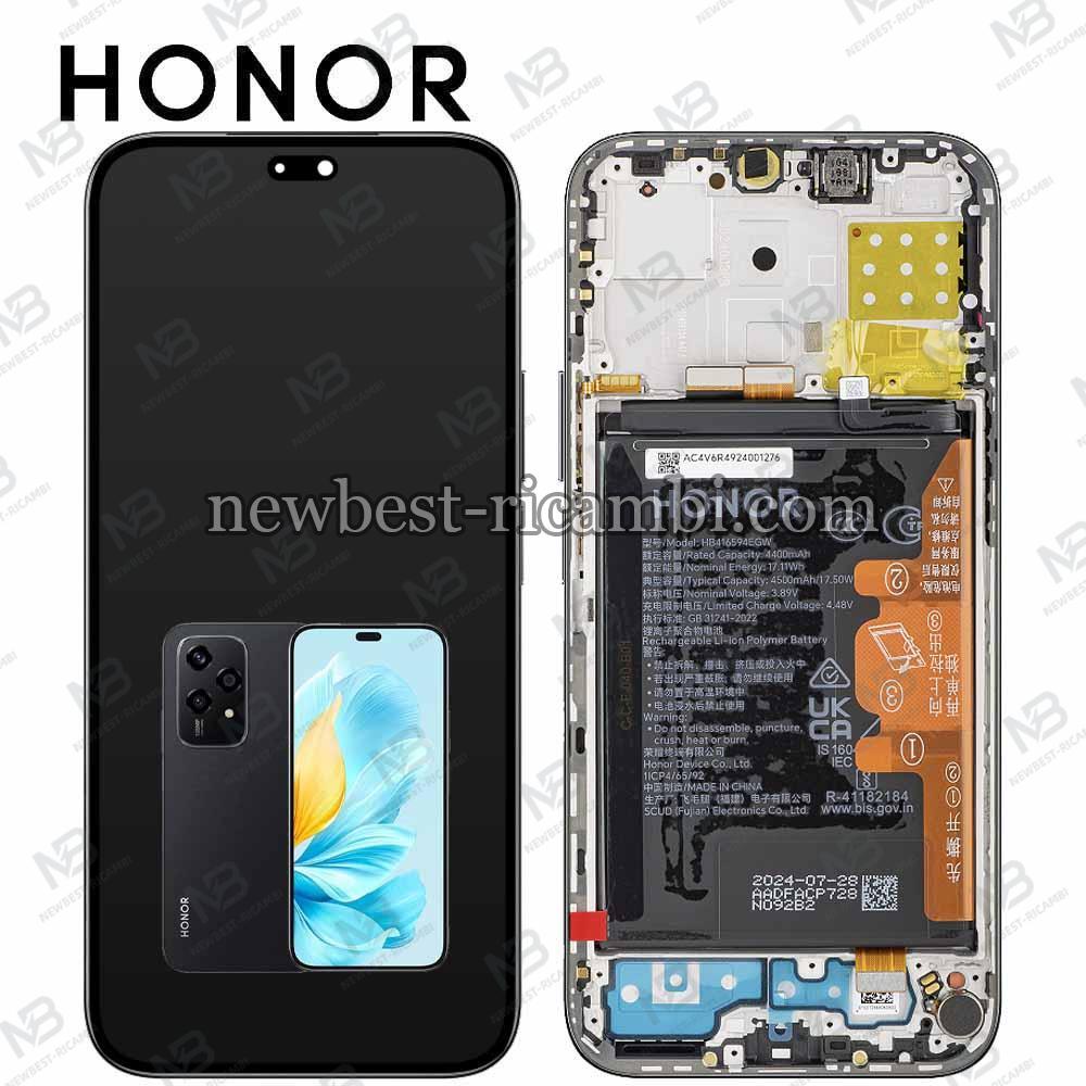 Honor 200 Lite 5G (LLY-NX1) Touch + Lcd + Frame Midnight Black Service Pack
