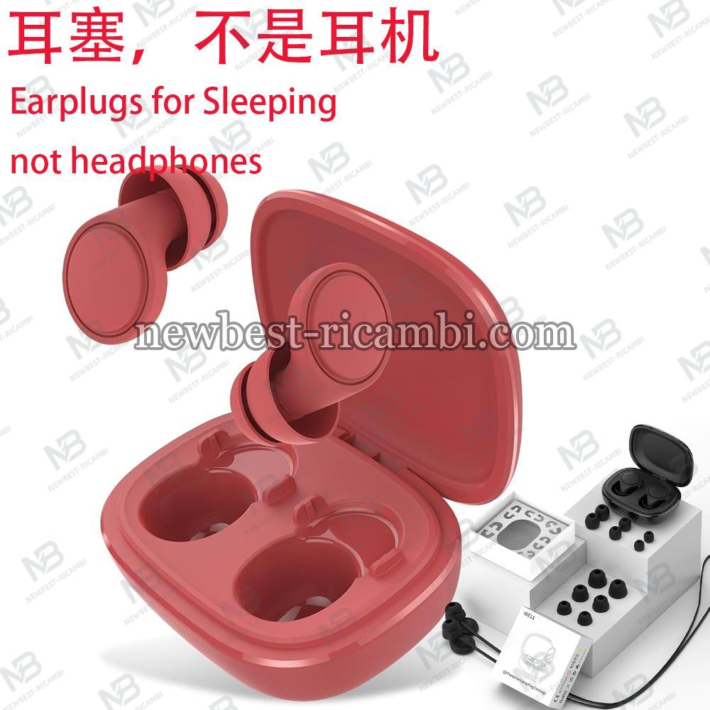 IDE11 Q2Pro Certified Earplugs for Sleeping Red In Blister