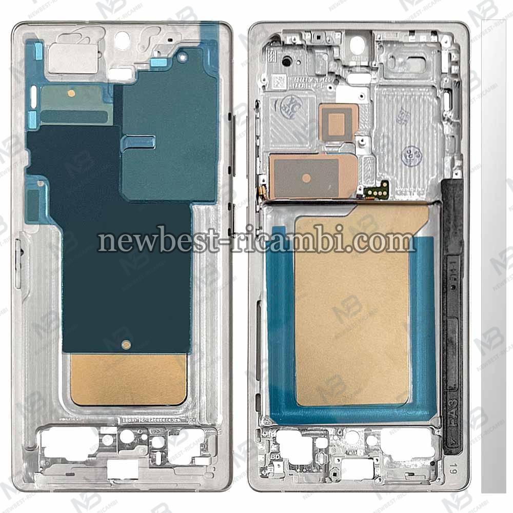Samsung Galaxy S25 Ultra S938 Display Support Frame Titanium White Silver