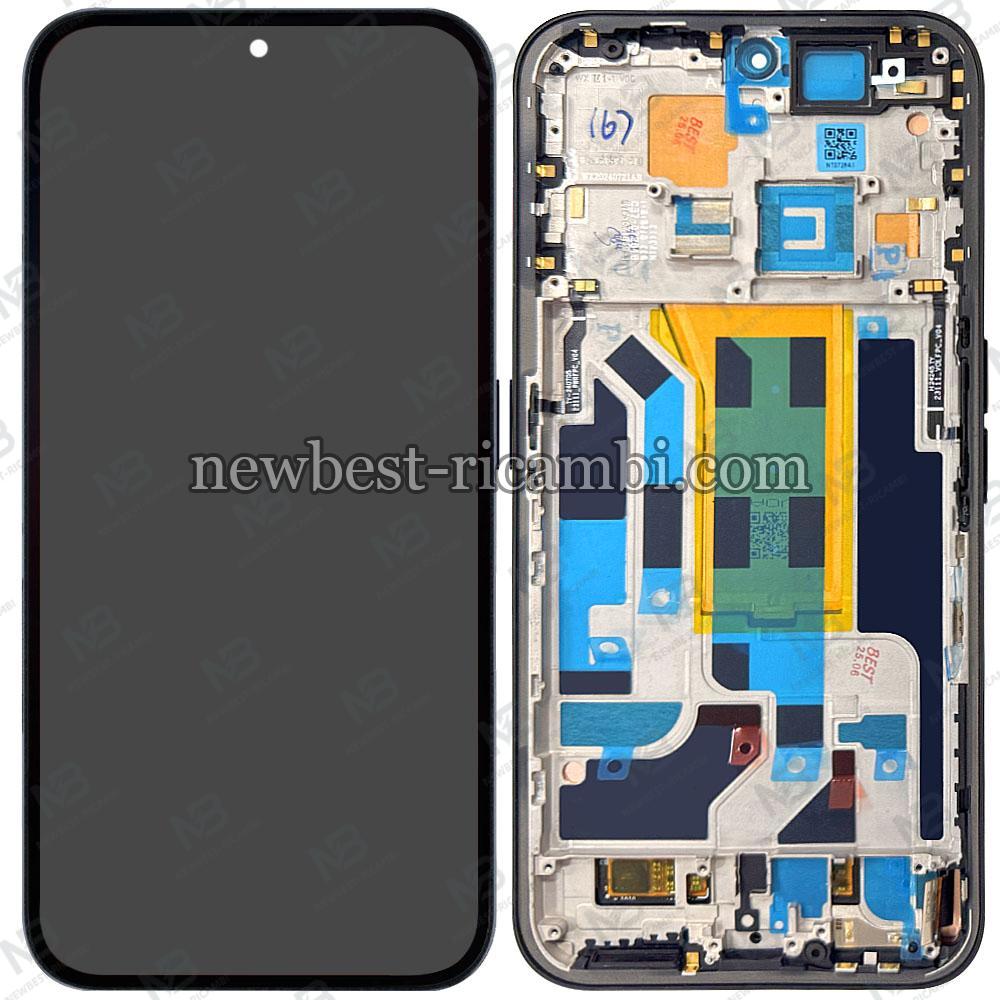 Nothing Phone 2A Touch + Lcd + Frame Black