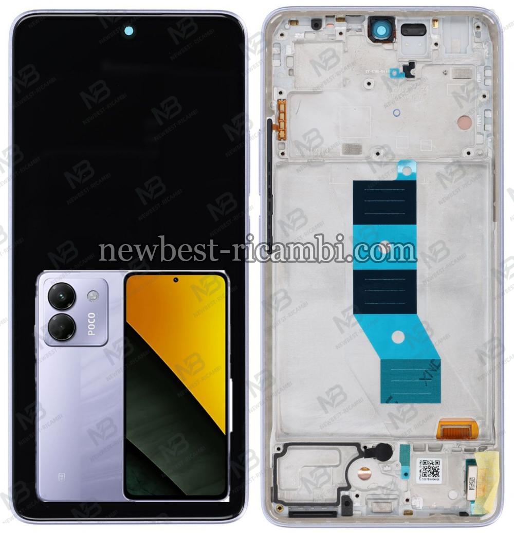 Xiaomi Poco M7 Pro 5G Touch + Lcd + Frame Purple