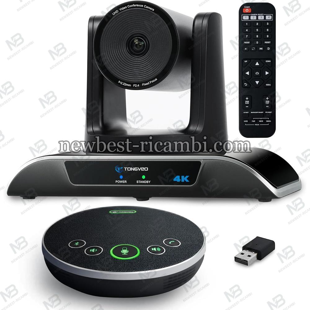 TONGVEO All-in-1 4K Conference Room Camera with Bluetooth Microphone In Blister