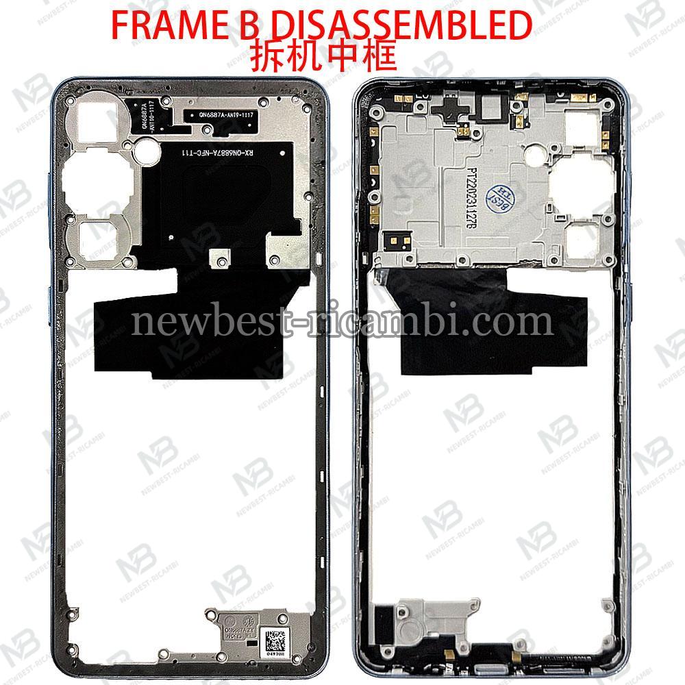 Samsung Galaxy M55 5G M556 Frame B + Side Key Green Disassembled Grade A