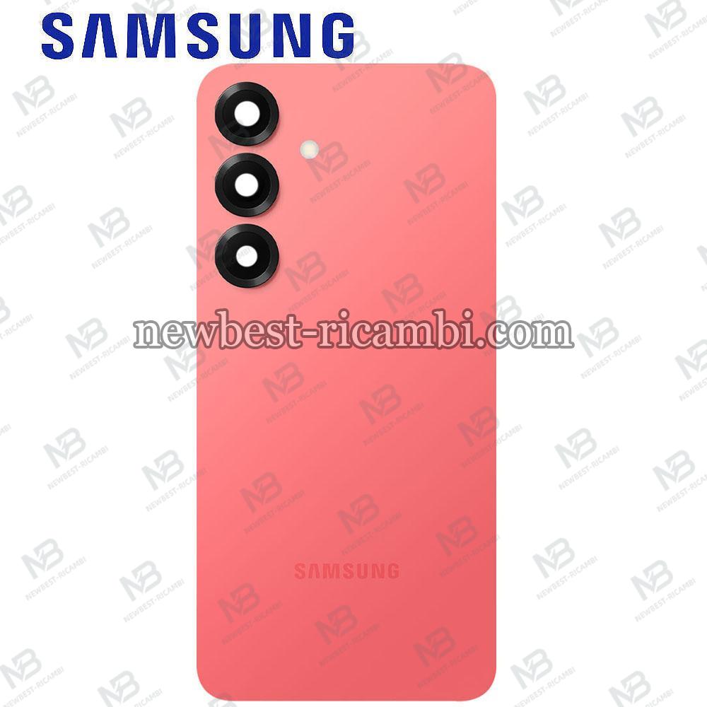 Samsung Galaxy S25 S931 Back Cover + Camera Glass Coral Red Service Pack