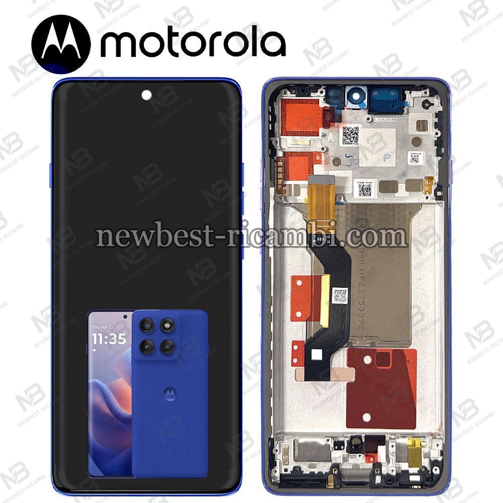Motorola Moto Edge 60 Pro (XT2507) Touch + Lcd + Frame Dazzling Blue Service Pack