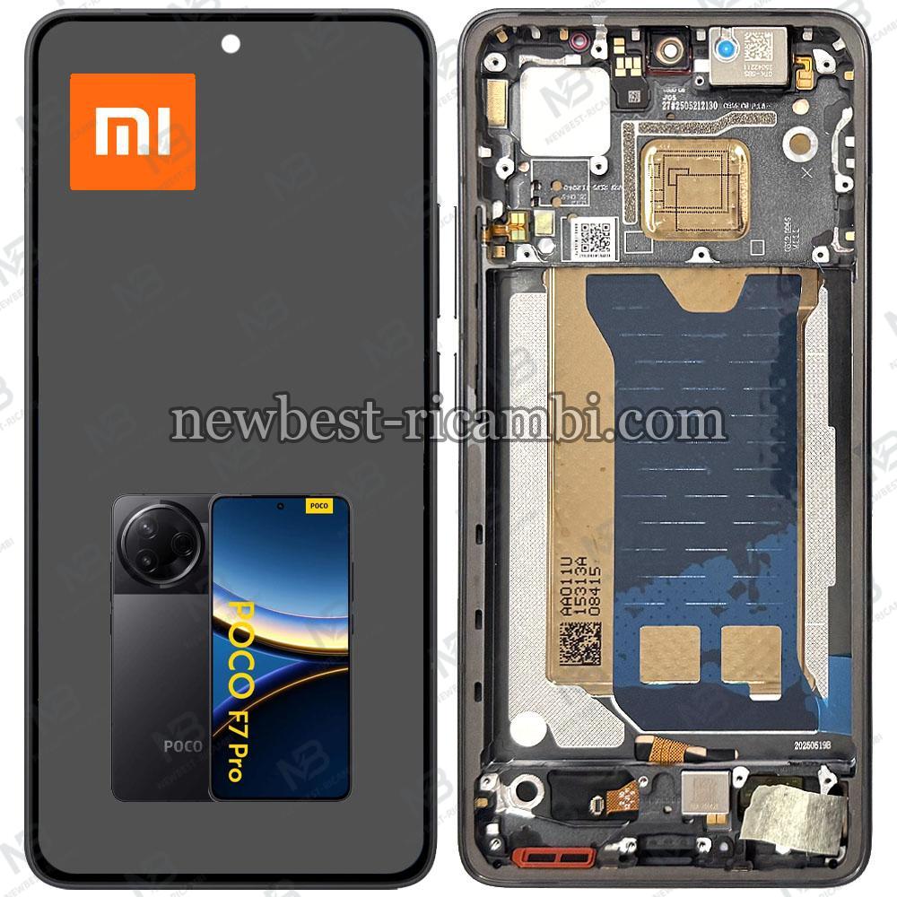Xiaomi Poco F7 Pro 5G (24117RK2CG) Touch + Lcd + Frame Black Service Pack