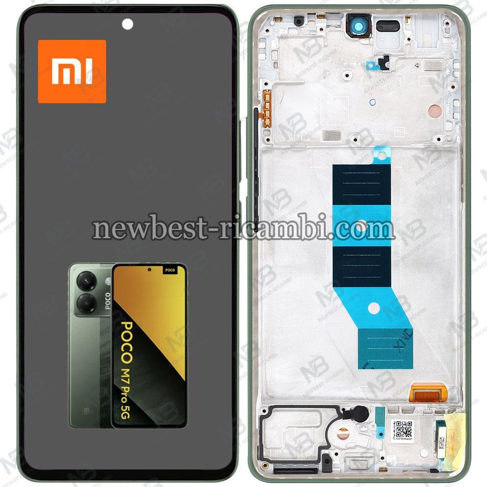 Xiaomi Poco M7 Pro 5G Touch + Lcd + Frame Green Service Pack