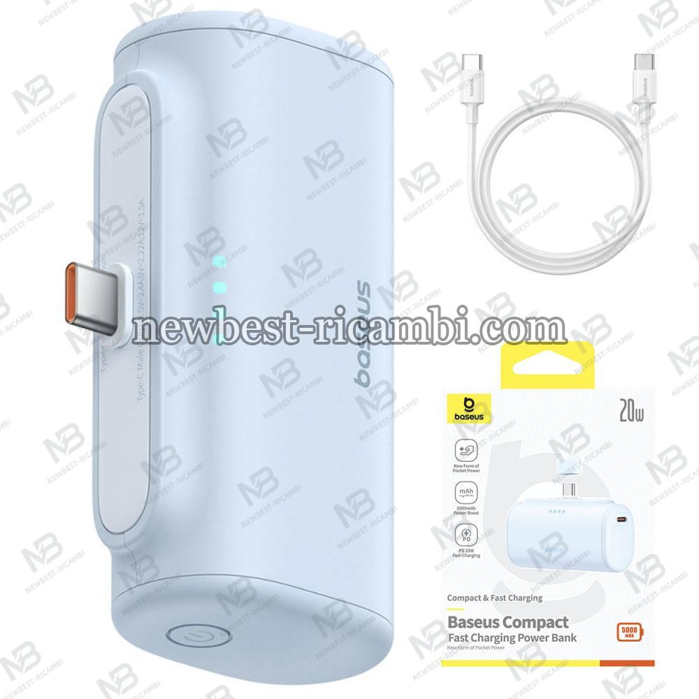 ​Powerbank Baseus Compact USB-C Version 5000mAh 20W PD Blue P10068306313-00 in Blister