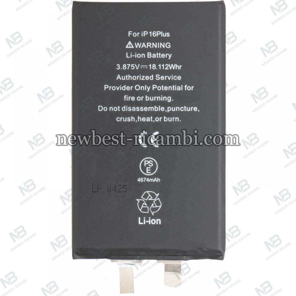 Battery for Apple iPhone 16 Plus w/o BMS NO Flex