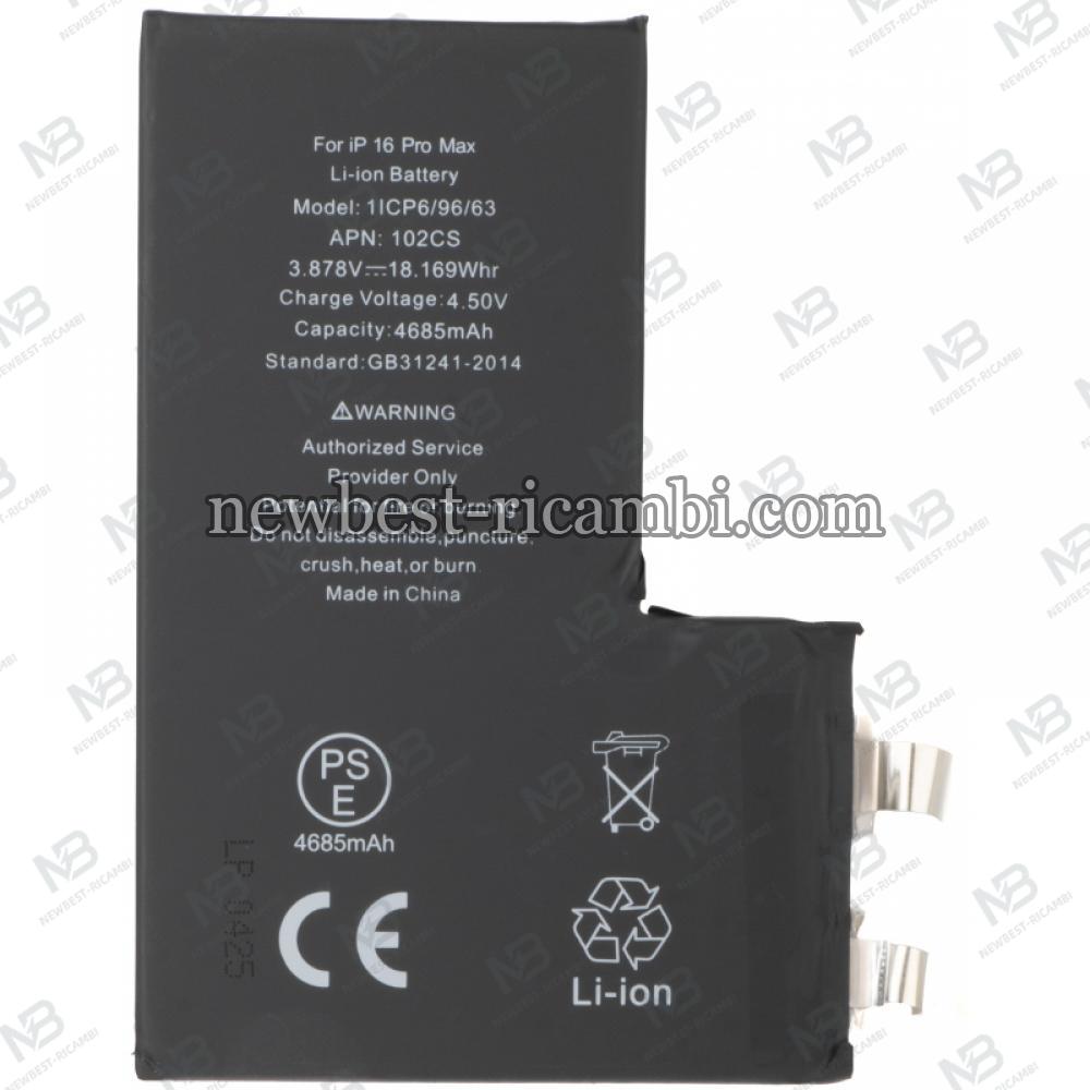 Battery for Apple iPhone 16 Pro Max w/o BMS NO Flex