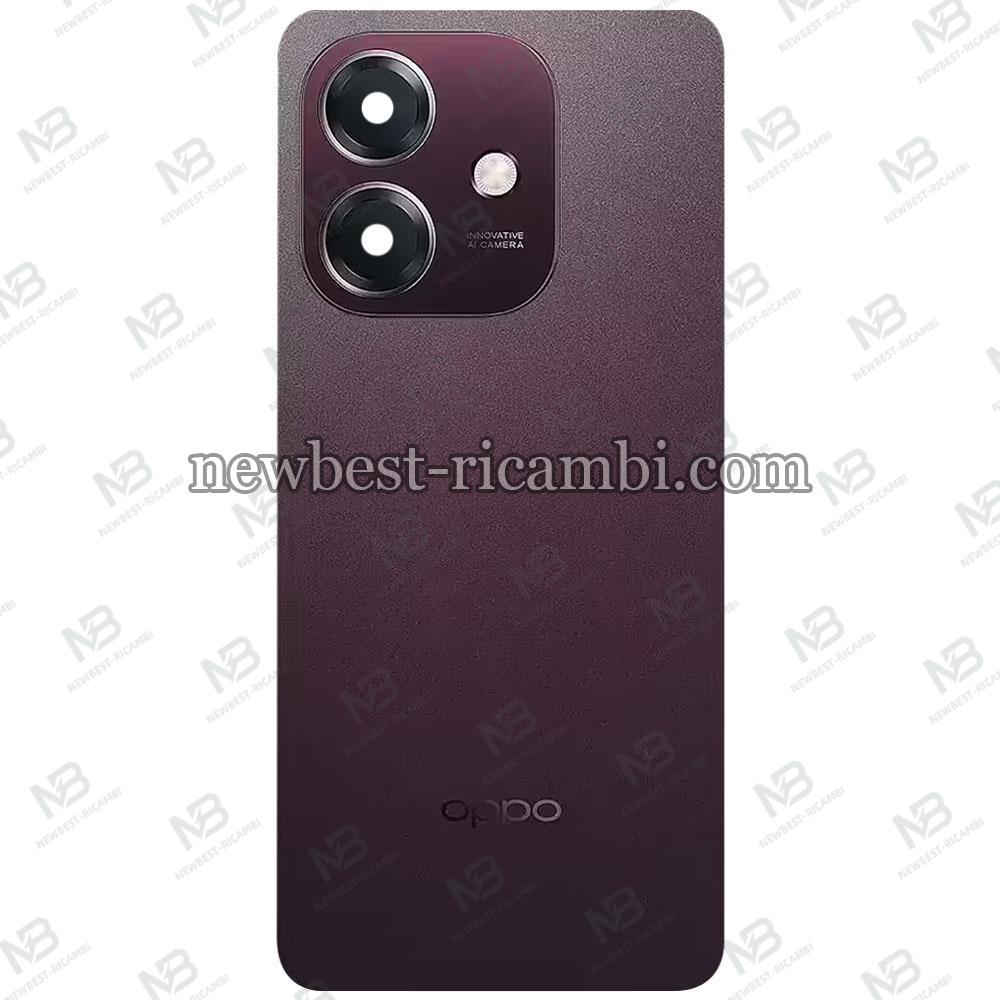 Oppo A60 5G (CPH2683) Back Cover + Camera Glass Black Red
