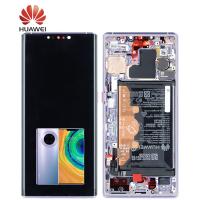 Huawei Mate 30 Pro Touch + Lcd + Frame + Battery Silver Service Pack