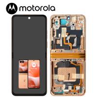 Motorola Moto Razr 40 Ultra XT2321 Touch + Lcd + Frame 6.9'' Peach Fuzz Service Pack