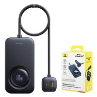 Car Charger Baseus PrimeTrip VW1 105W 3A 3 x USB-A - 2 x USB-C Black C00069000121-00 in Blister