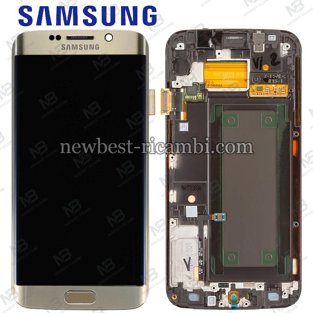Samsung Galaxy S6 Edge G925f Touch + Lcd + Frame Gold Service Pack