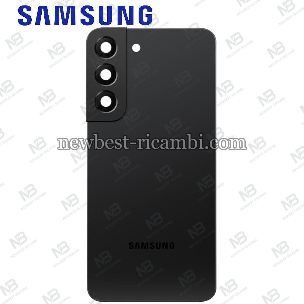 Samsung Galaxy S22 S901B Back Cover + Camera Glass Graphite Black Service Pack