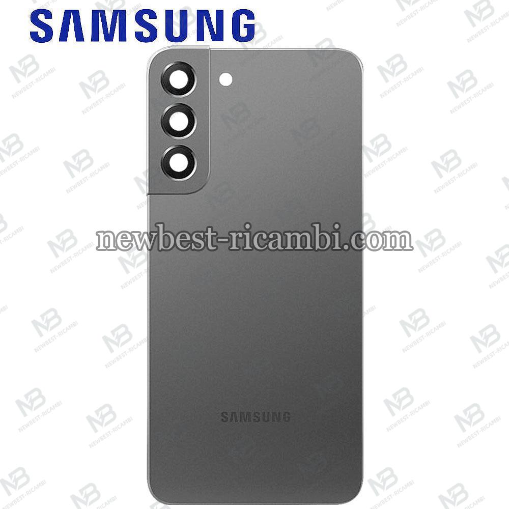 Samsung Galaxy S22 S901B Back Cover + Camera Glass Graphite Grey Service Pack