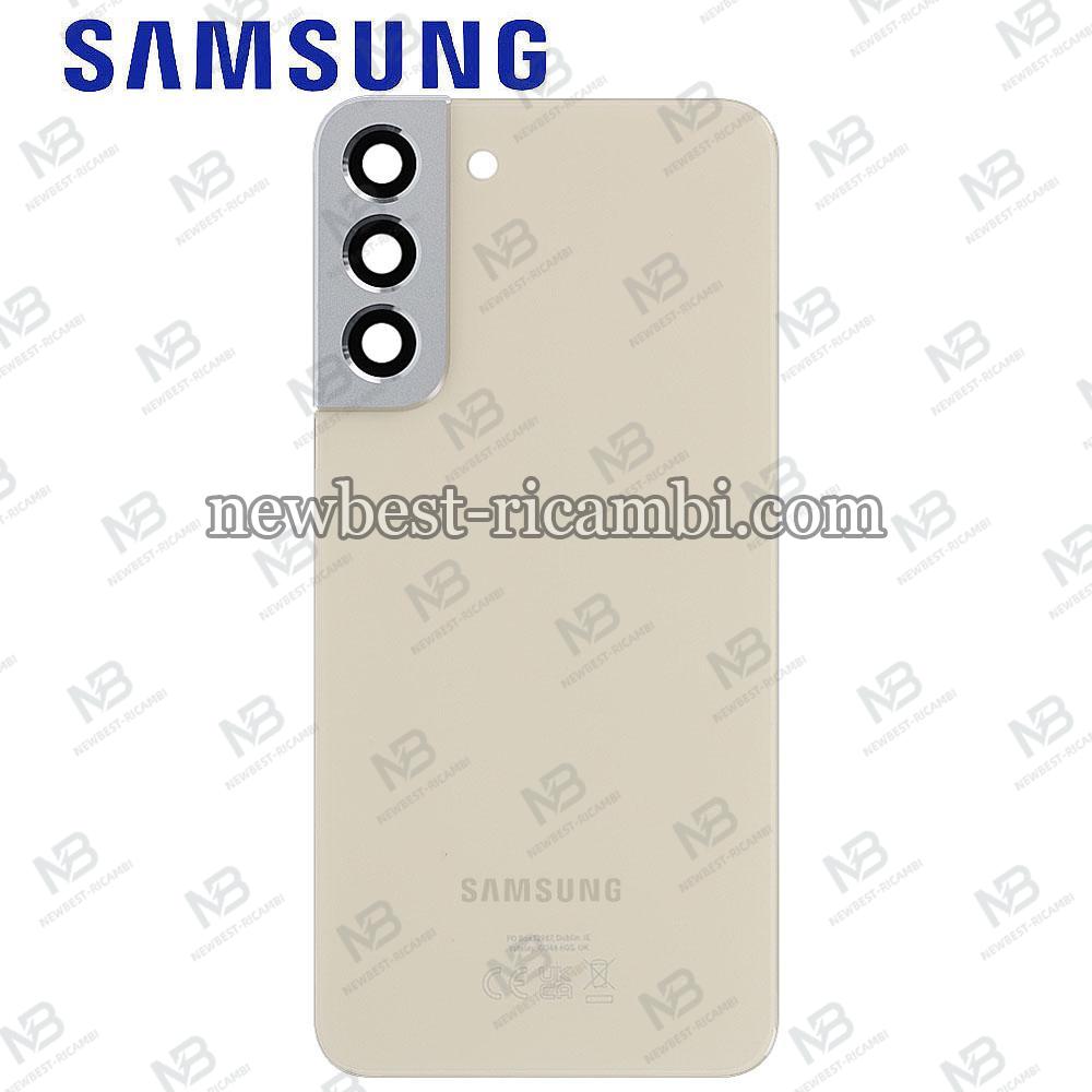 Samsung Galaxy S22 Plus S906B Back Cover + Camera Glass Cream Service Pack