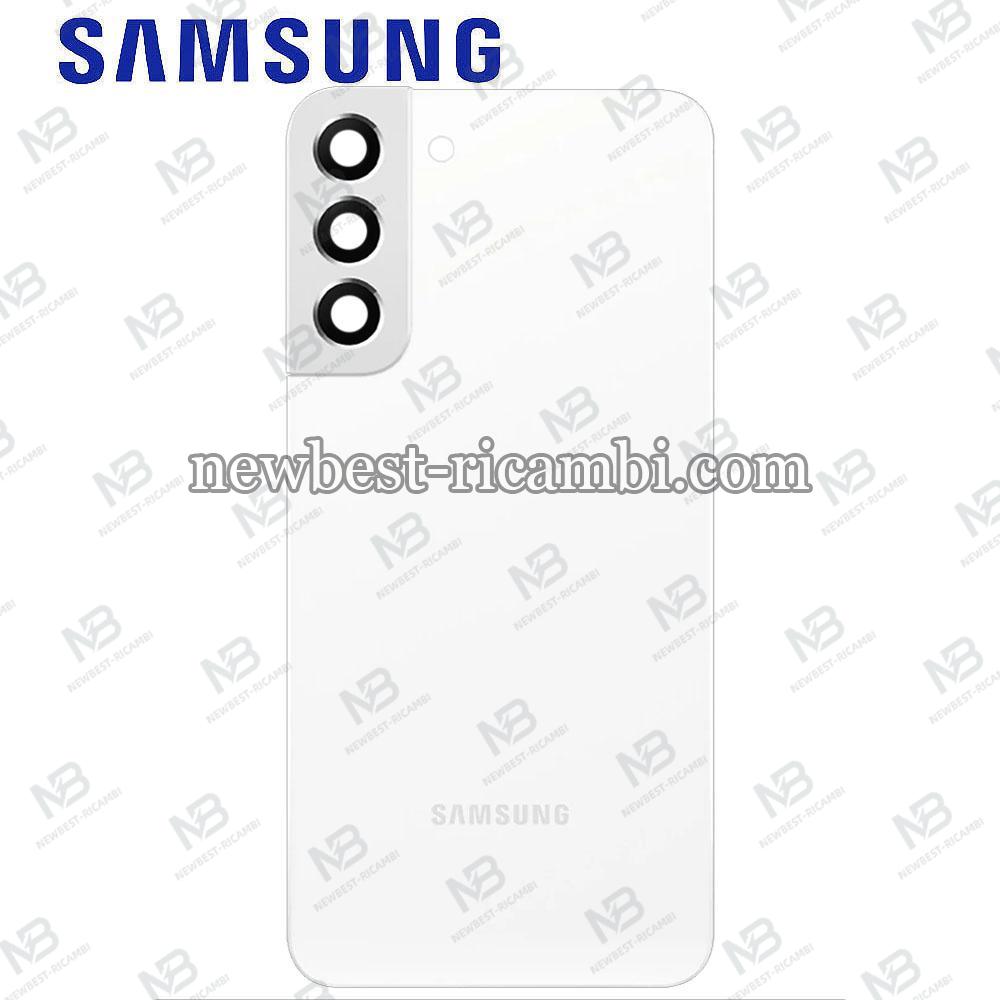 Samsung Galaxy S22 Plus S906B Back Cover + Camera Glass White Service Pack