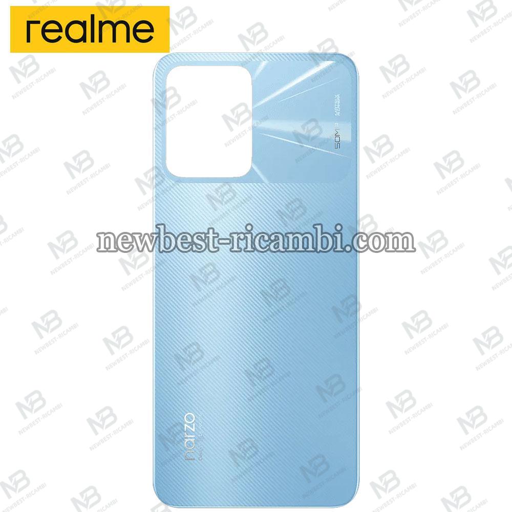 Realme Narzo 50A Prime Back Cover Blue Service Pack
