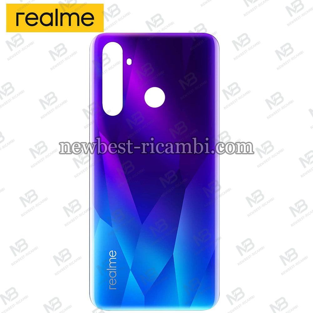 Realme 5 Pro Back Cover Sparkling Blue Service Pack