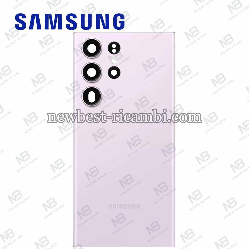 Samsung Galaxy S23 Ultra S918 Back Cover+Camera Glass Lavander Service Pack