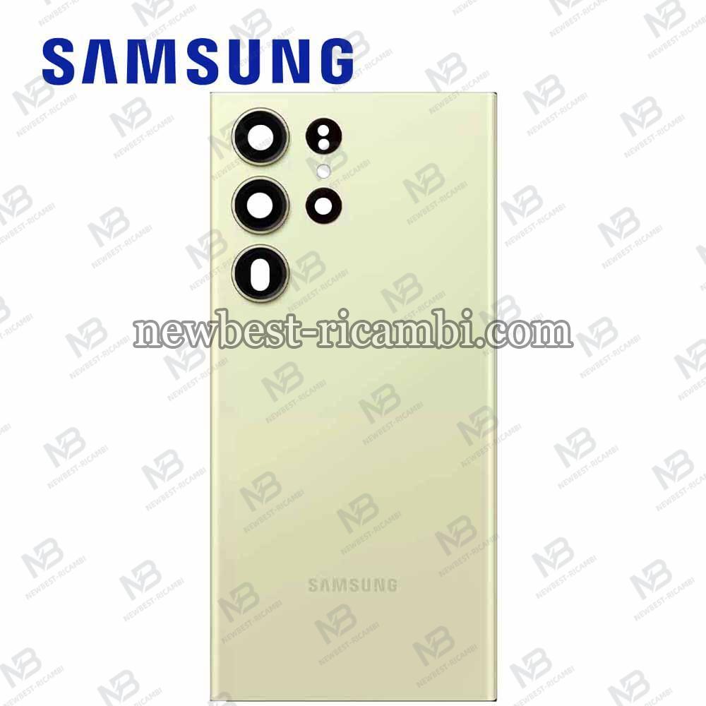 Samsung Galaxy S23 Ultra S918 Back Cover+Camera Glass Lime Service Pack