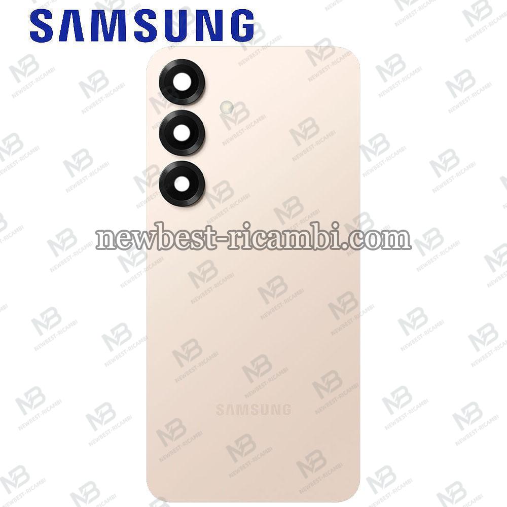 Samsung Galaxy S25 S931 Back Cover + Camera Glass Pink Gold Service Pack