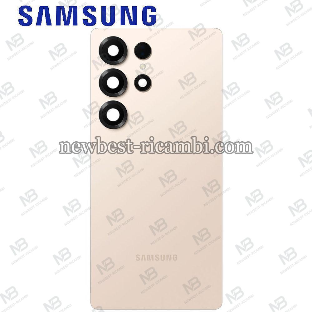 Samsung Galaxy S25 Ultra S938 Back Cover + Camera Glass Pink Gold Service Pack