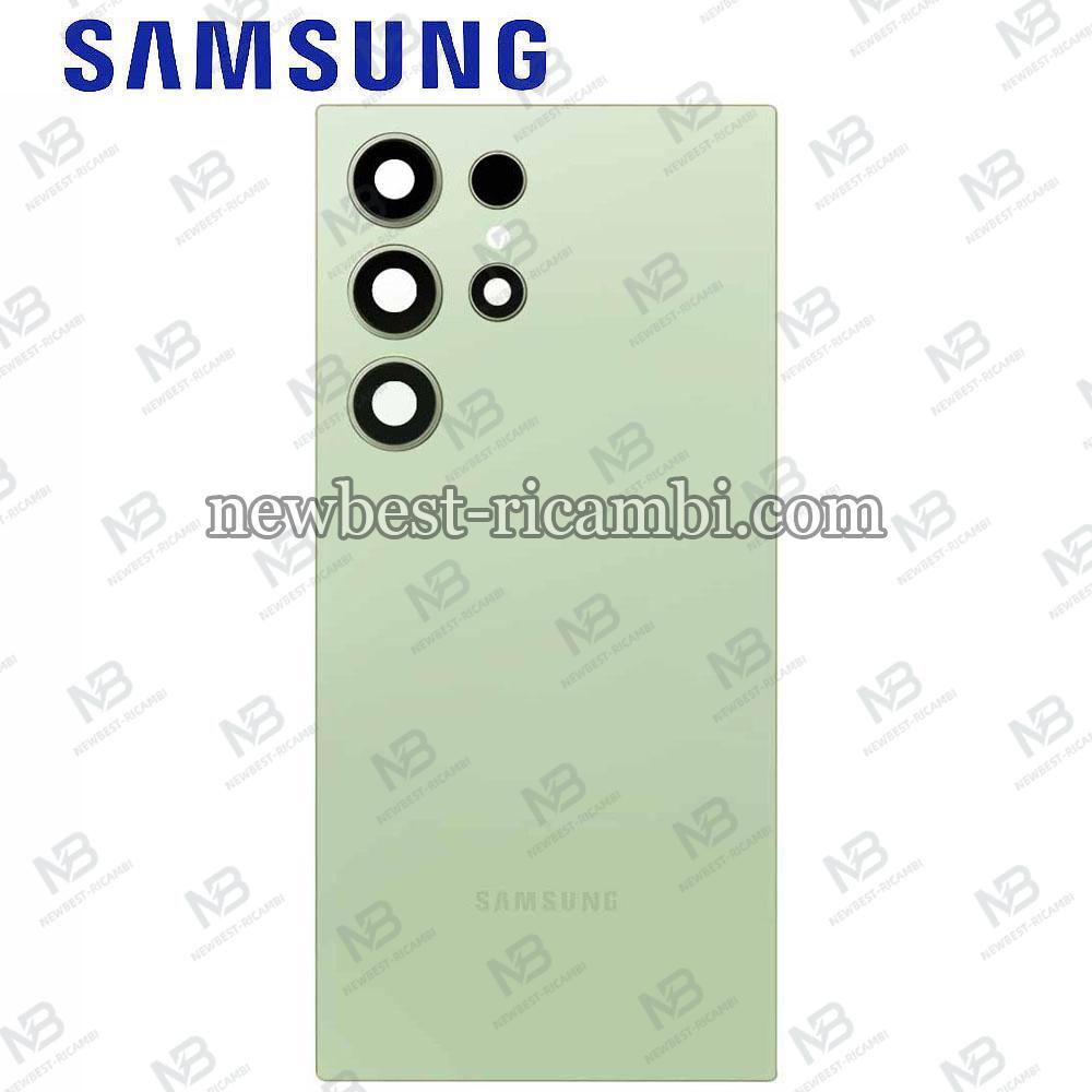 Samsung Galaxy S24 Ultra S928 Back Cover + Camera Glass Green Service Pack