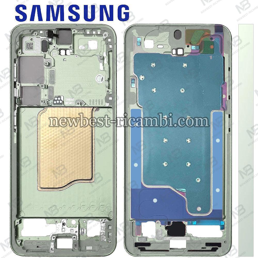 Samsung Galaxy S25 S931 Middle Frame + Side Key Mint Service Pack