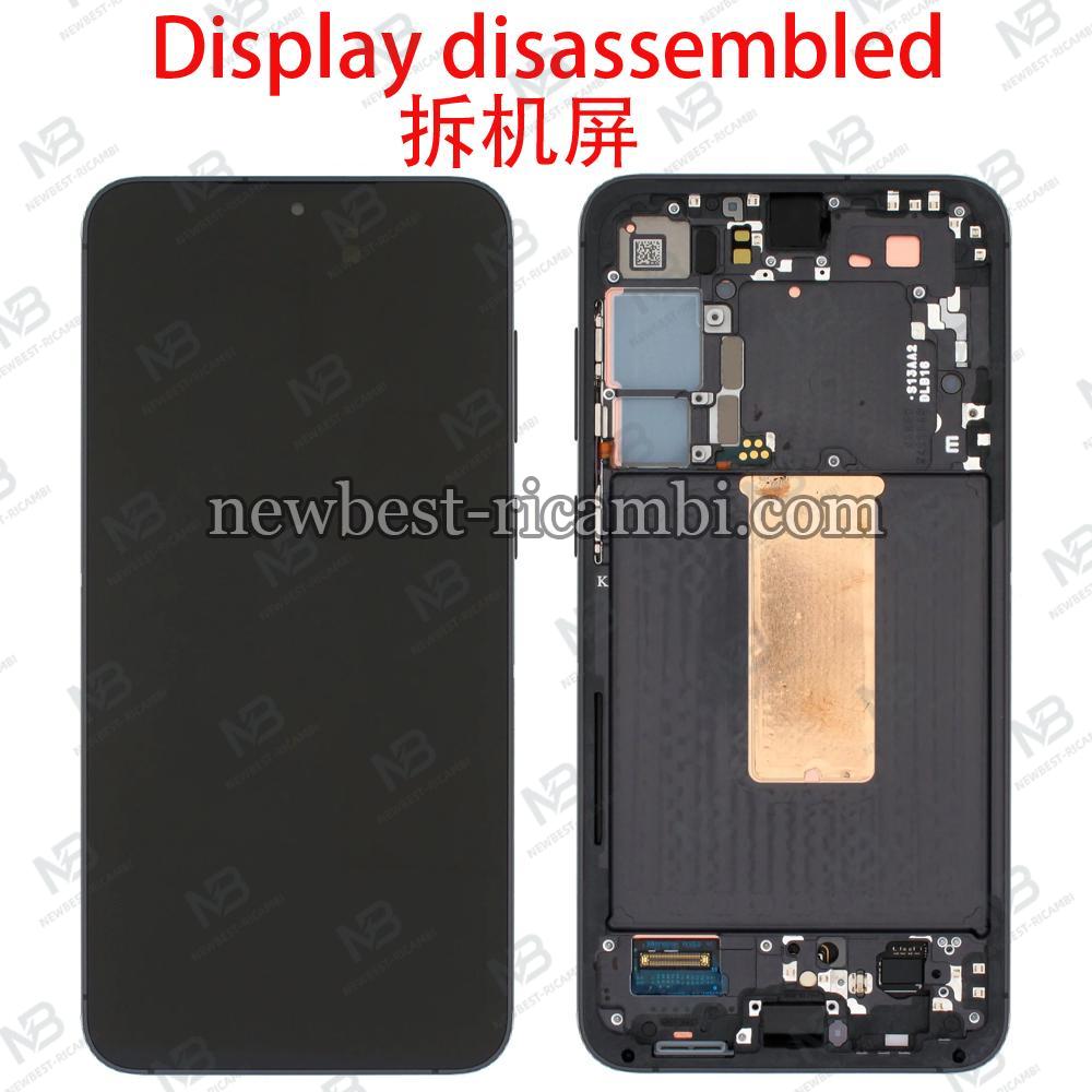 Samsung Galaxy S23 Plus S916 Touch + Lcd + Frame Black Disassembled Grade B