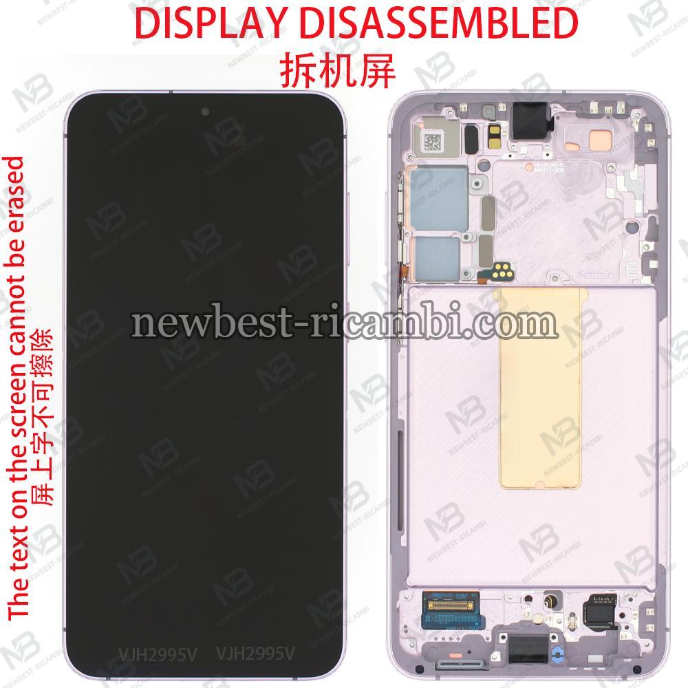 Samsung Galaxy S23 Plus S916 Touch + Lcd + Frame Pink Developer Version Disassembled Grade B