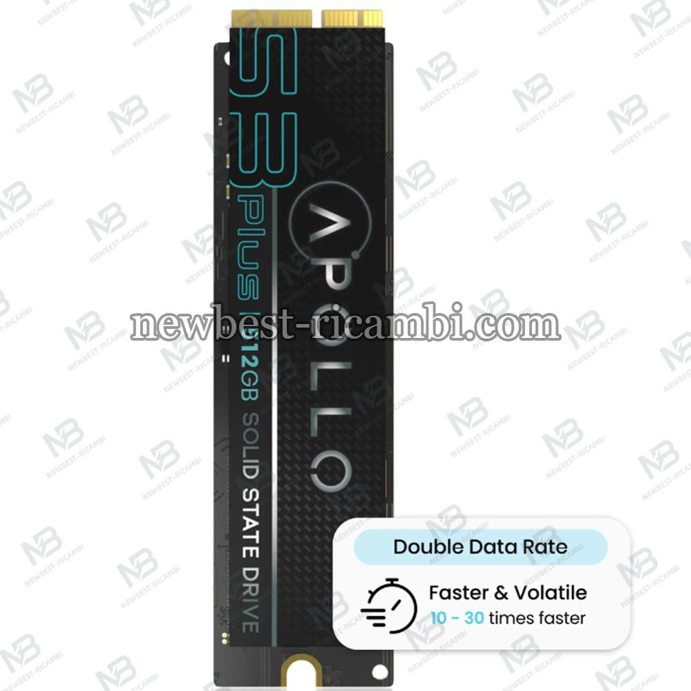 APOLLO High Performance SSD S3 Plus PCle 512GB In Blister
