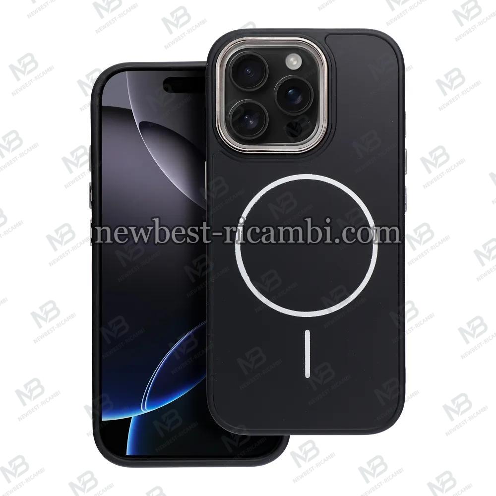 FRAME MAG COVER Case Compatible With MagSafe For IPHONE 17 Black In Blister