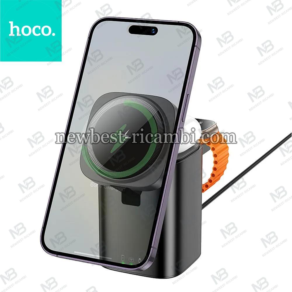 Wireles Charger Hoco 3in1 15W Compatible With Apple Watch CQ20 Black In Blister