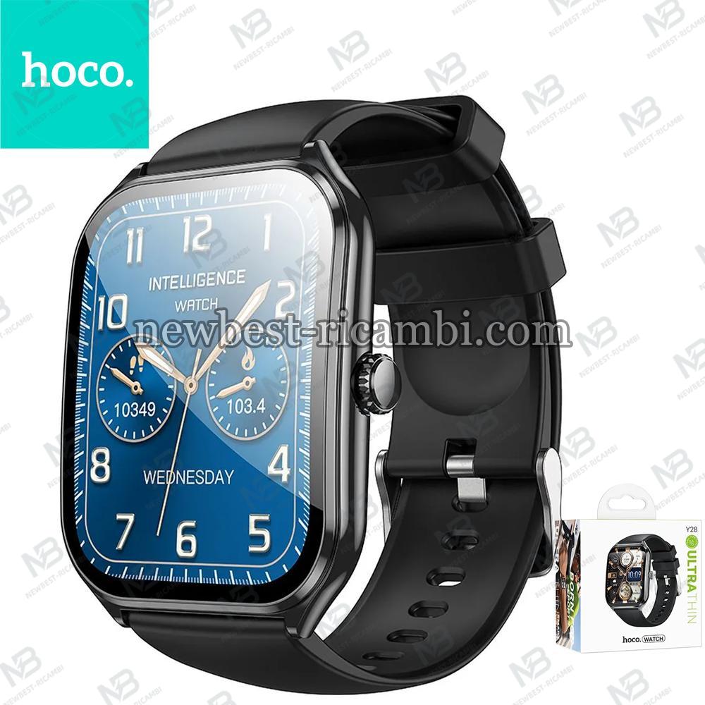 Smartwatch Hoco 1,96" AMOLED IP67 With Call Function Y28 Black In Blister