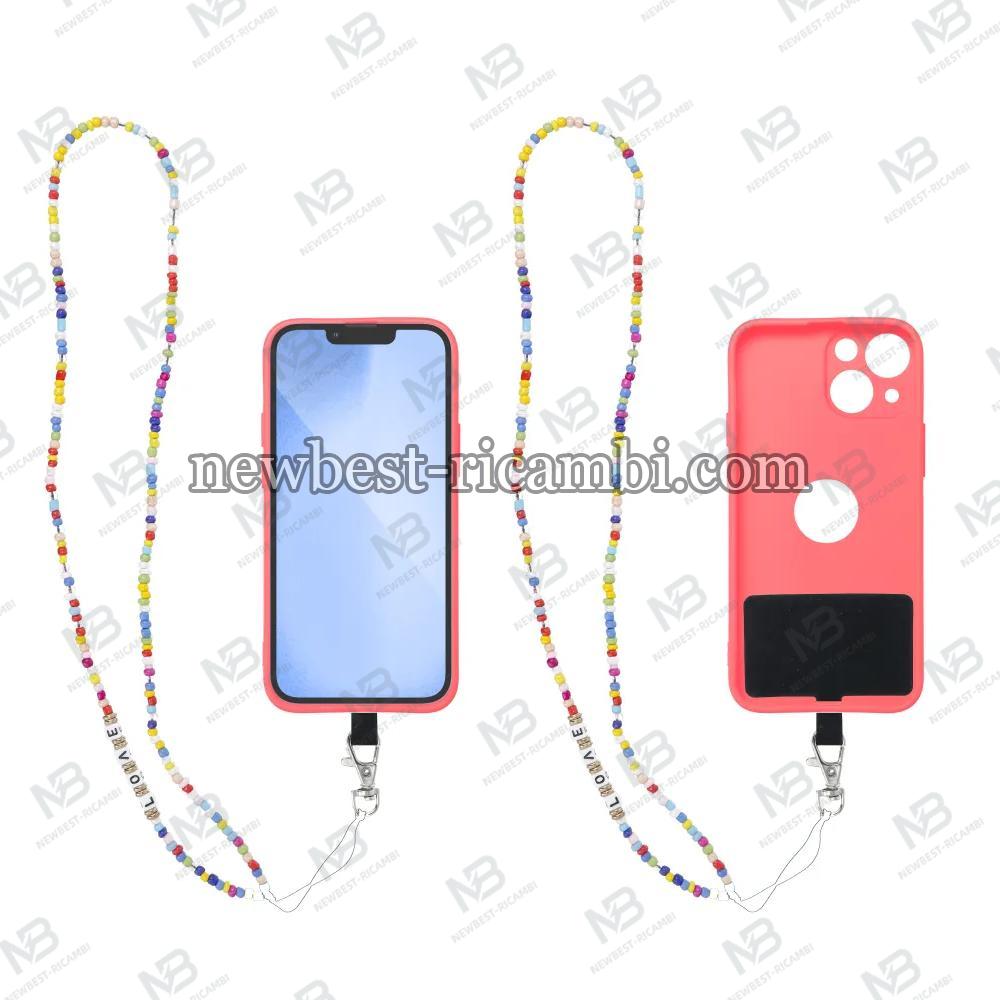 PIXIE Phone Lanyard Phone Pendant Cord Length 68CM (34CM In The Loop) On Neck - Beads