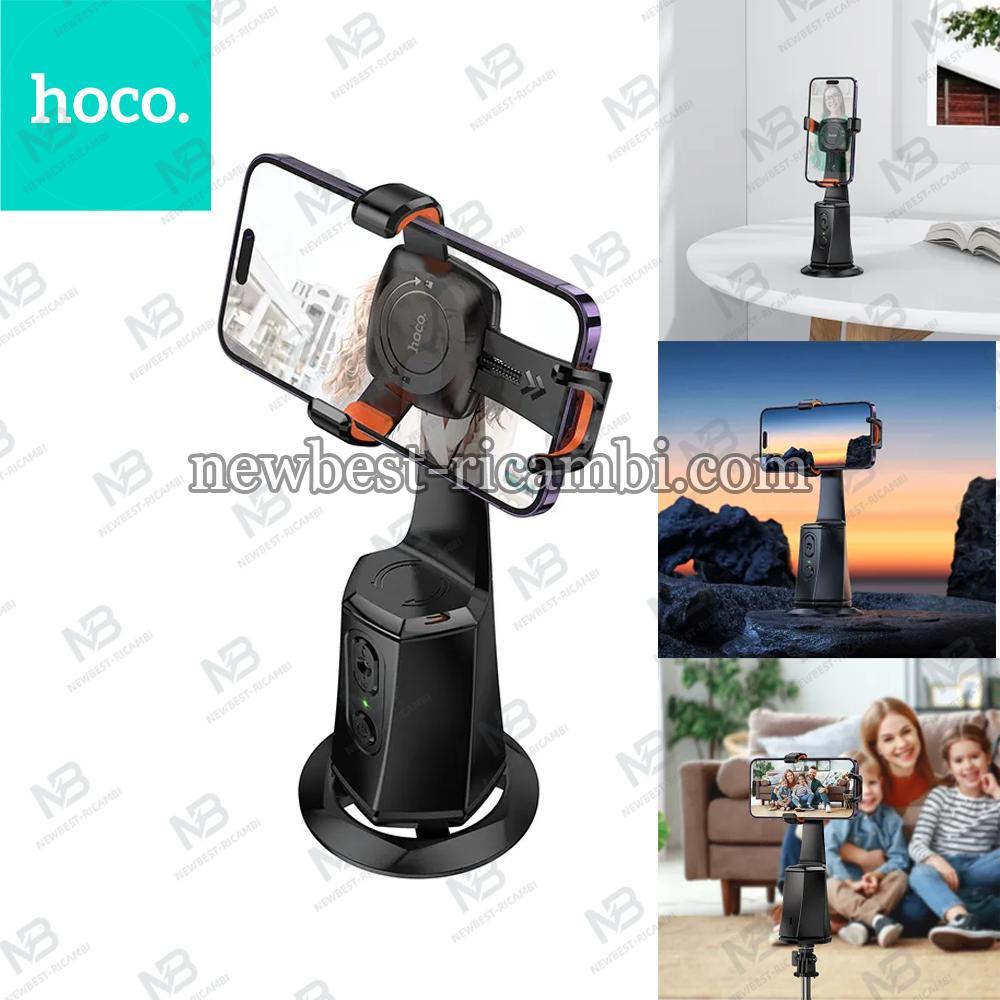HOCO Mobile Phone Holder 360 Degree With Auto Face Tracking K26 Black In Blister