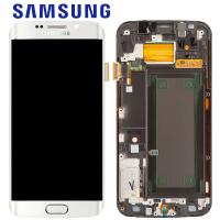 Samsung Galaxy S6 Edge G925f Touch + Lcd + Frame White Service Pack