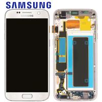 Samsung Galaxy S7 Edge G935f Touch + Lcd + Frame White Service Pack
