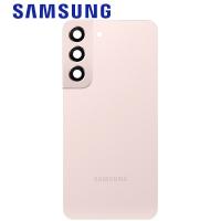 Samsung Galaxy S22 S901B Back Cover + Camera Glass PinkGold Service Pack