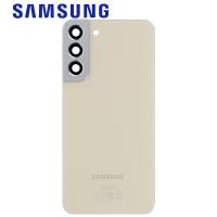 Samsung Galaxy S22 Plus S906B Back Cover + Camera Glass Cream Service Pack