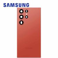 Samsung Galaxy S23 Ultra S918 Back Cover+Camera Glass Red Service Pack
