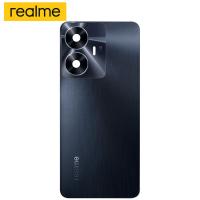 Realme C55 RMX3710 Back Cover + Camera Glass Black Service Pack