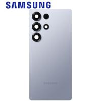 Samsung Galaxy S25 Ultra S938 Back Cover + Camera Glass Silver Blue Service Pack