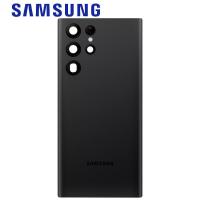Samsung Galaxy S22 Ultra S908B Back Cover + Camera Glass Black Service Pack